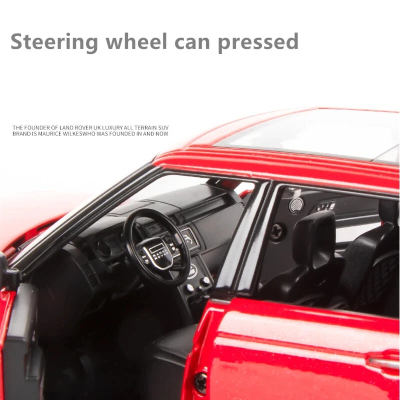 1/32 Range Rover Sports SUV Alloy Car Model Diecast Off-road Vehicle Sound Light - Image 4 of 4