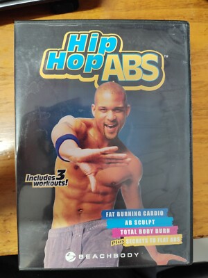Hip Hop ABS Workout (2, DVD) Shaun T Beachbody Fat Burning Cardio, Ab  Sculpt 678026409192|