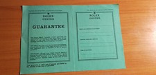 vintage Rolex Oyster Guarantie english blanc about ``70 in good condition