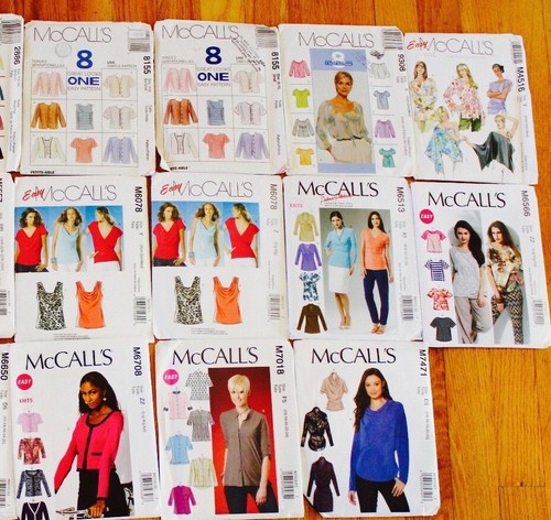 U PICK! Camisa Blusa Túnica Top McCalls Misses Estampado Coser ~ UC/FF - Imagen 6 de 61
