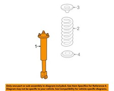 GM OEM 09-15 CTS Rear Suspension Shocks Components-Shock 19355571