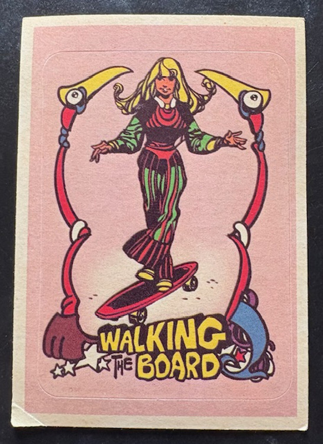 1976 DONRUSS Skateboard Stickers White Backs YOU CHOOSE FREE SHIPPING