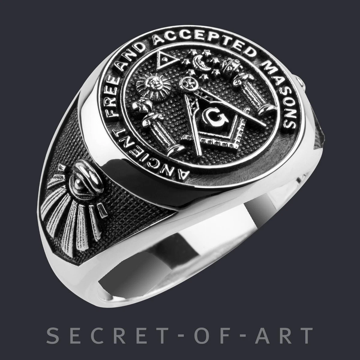 Secret of art masonic rings sale
