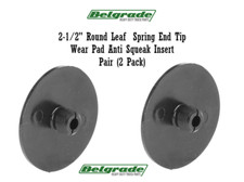 2-1/2 Round Leaf  Spring End Tip Wear Pad Ant...