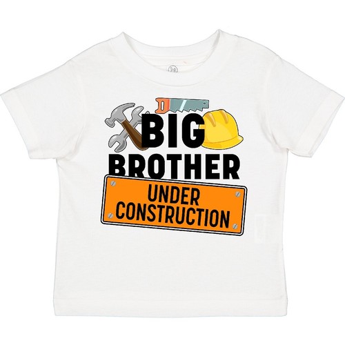 Inktastic Big Brother Under Construction Toddler T-Shirt Siblings Bro New Future