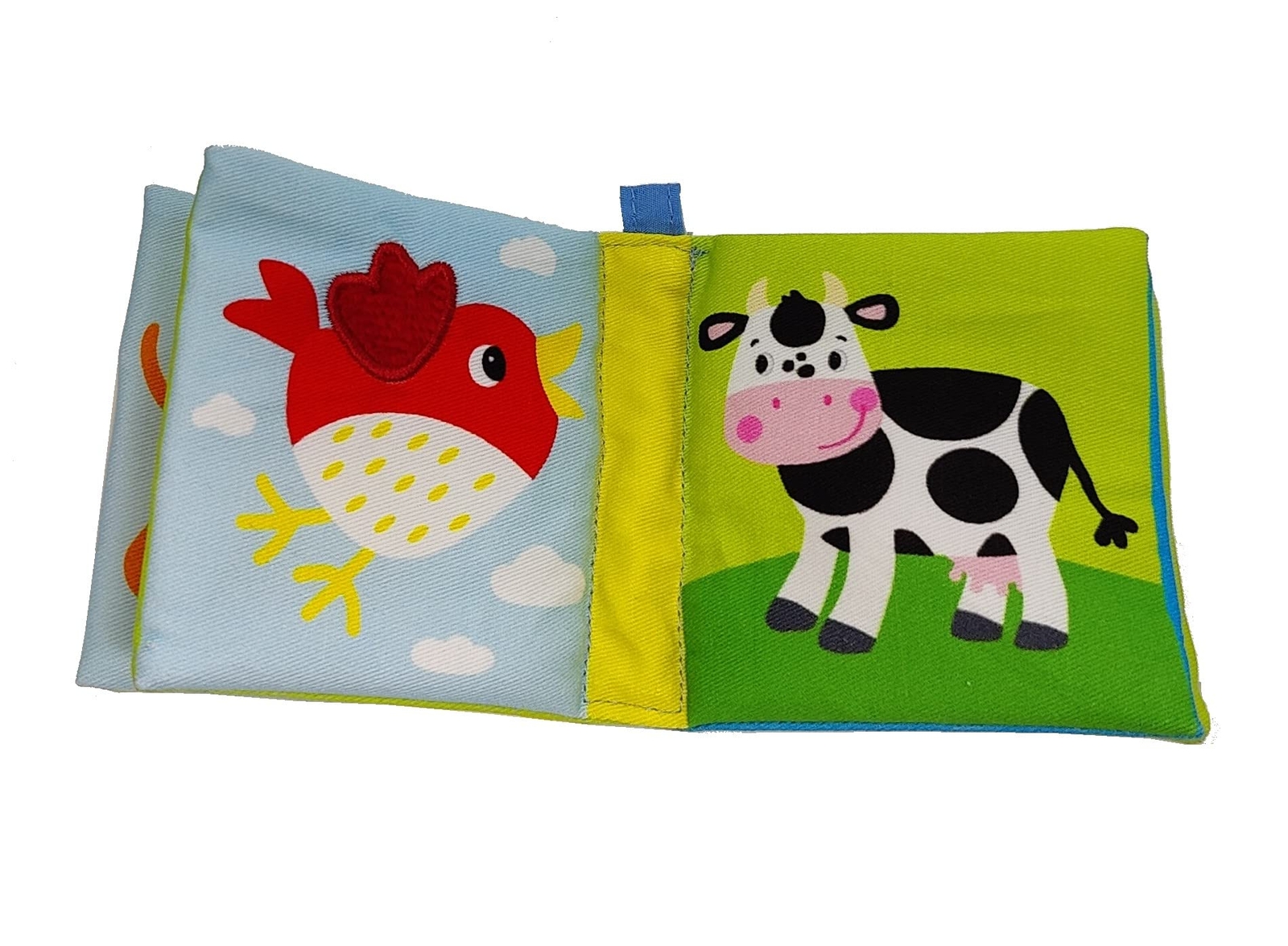 Goki 65253 Fabric drawing book with sonara foil Coloring notebooks, Multicoloure