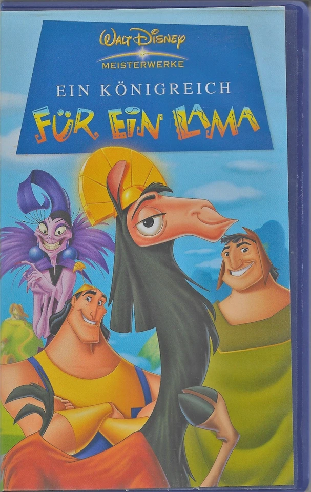 Disney's Meisterwerke- VHS- Deutsch- Ein Königreich für ein Lama - neuwertig - Bild 1 von 2