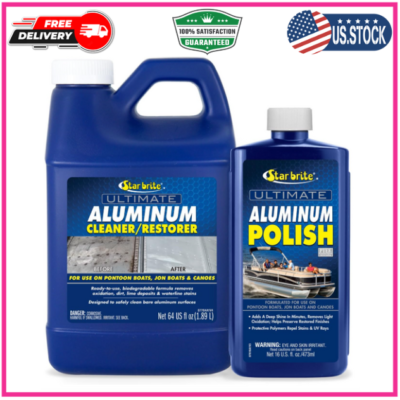 #ad Ultimate Aluminum Cleaner amp; Restorer Safely Clean Pontoon Boats $57.02