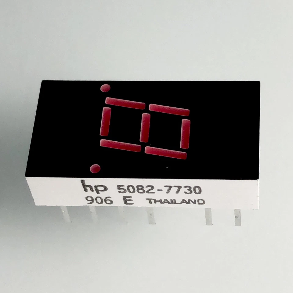 [1x] 5082-7730 HP Numeric LED Display 7 Segment 0.3" Red 640nm DIP-11 - Bild 3 von 4