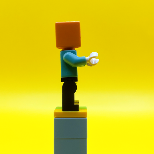 LEGO Minecraft Minifigure Alex - Reddish Brown Legs min017 - Picture 3 of 4