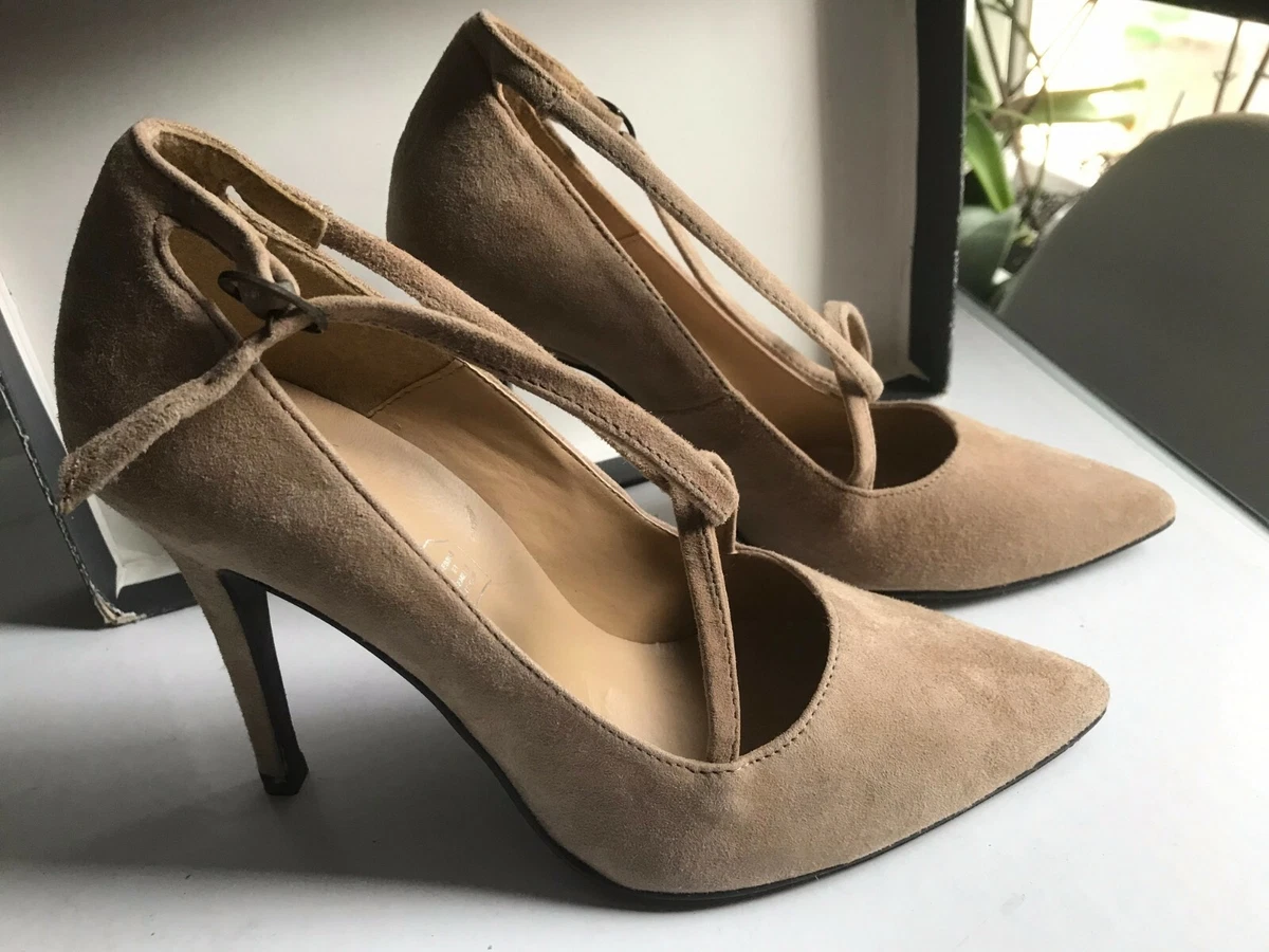 Escarpins Texto Gris Argenté Pointure 38 - Neufs Sans Emballage - Talons En Cuir