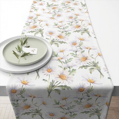 Tischläufer BEAUTIFUL DAISIES | Margeriten 40x150cm by Ambiente