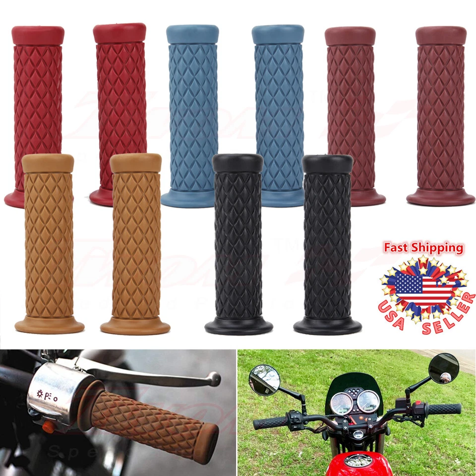 7/8" UNIVERSAL MANILLAR MOTO TAPAS FINALES GEL EMPUÑADURAS DEPORTES DIRT BIKES Foto 2 de 4