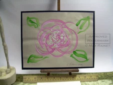 Beauty of One 2020 C Peterson * Original Painting * Abstract * Watercolor Rose