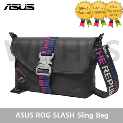 ASUS ROG SLASH Sling Bag BC3000 Premium Materials Compact Cross Bag - Tracking - Picture 1 of 6
