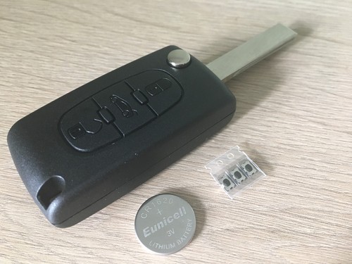 Chiave Telecomando Per Peugeot 307 307CC 307 BREAK Circuito Vuoto ID46 - Foto 8