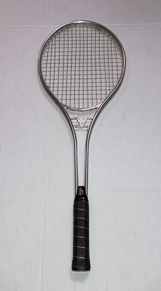 Raquette Vintage Slazenger Guillermo Vilas - Taille 4 5/8 - Fabriquée Au Japon