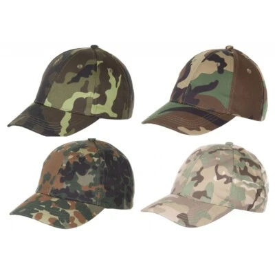 MFH KIDSWEAR Kinder BB Cap Schild Baseball Kappe Mütze Schildmütze Jungen Basecap Baumwolle