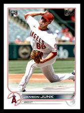 2022 Topps Janson Junk RC Rookie Los Angeles Angels #594 Centered Mint