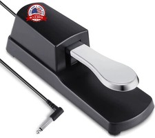 Pedal De Sostenido Universal Con Accion De Estilo De Piano Para Teclado