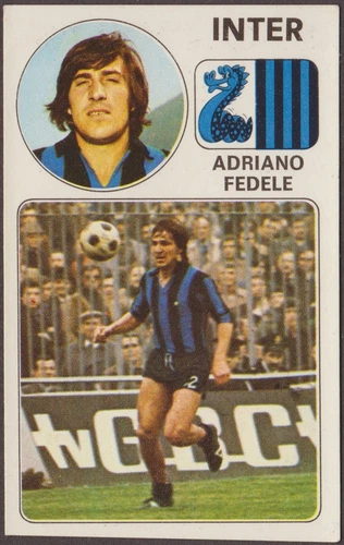 PANINI FOOTBALLERS 1976/77 106 INTER - ADRIANO FAITHFUL NEW