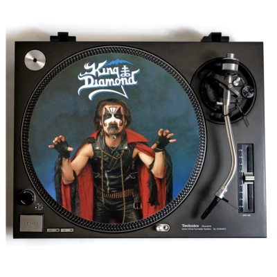 KING DIAMOND Turntable Slipmat for Vinyl Records 12" DJ Slip Mat Mercyful Fate