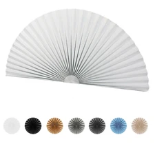 Arch Window Pleated Blinds Half Circle Window Shades Cordless Self Adhesive