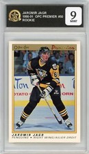 1990-91 OPC Premier #50 Jaromir Jagr Rookie RC Hockey Penguins HCWG 9