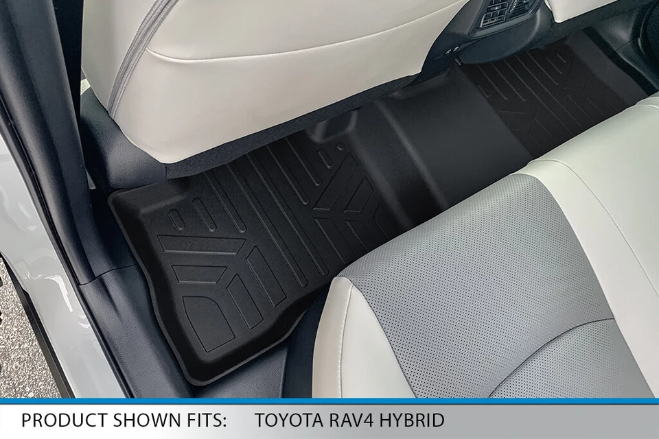 SMARTLINER Custom Fit Floor Mats Cargo Trunk Liner Set TPE 2019-2025 Toyota Rav4 Foto 4 de 4