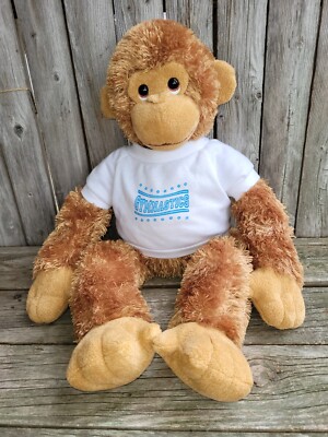 Princess Soft Toys Gymnastics Monkey Bean Bag Hands Feet Bottom Plush 2007  - Main Image