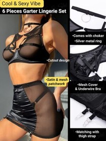 Women Sexy Lingerie Lace Sheer Babydoll Mini Skirt Underwear Nightwear Sleepwear