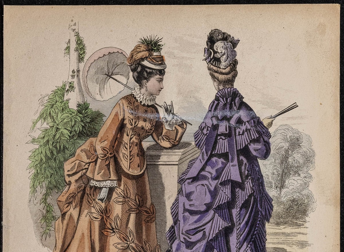 ファッションプレート製本 Journal des Demoiselles 148/ GRAVURE DE MODE 