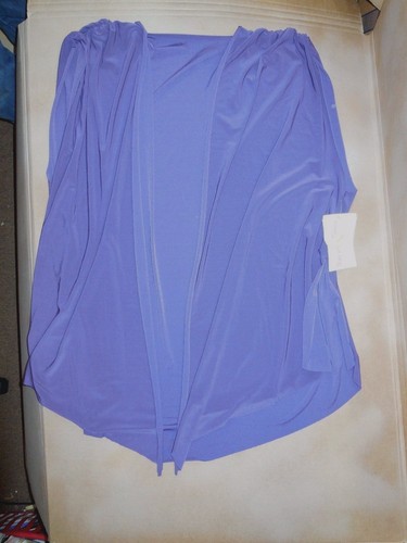 NWT Praise Vest Tunic Eggplant w/ no belt Liturgical Ladies Small Flowy Sample - Picture 7 of 8