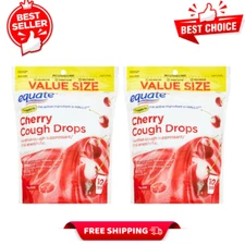 Equate Value Size Cherry Cough Drops with Menthol for Unisex, 480Ct, Gluten-free