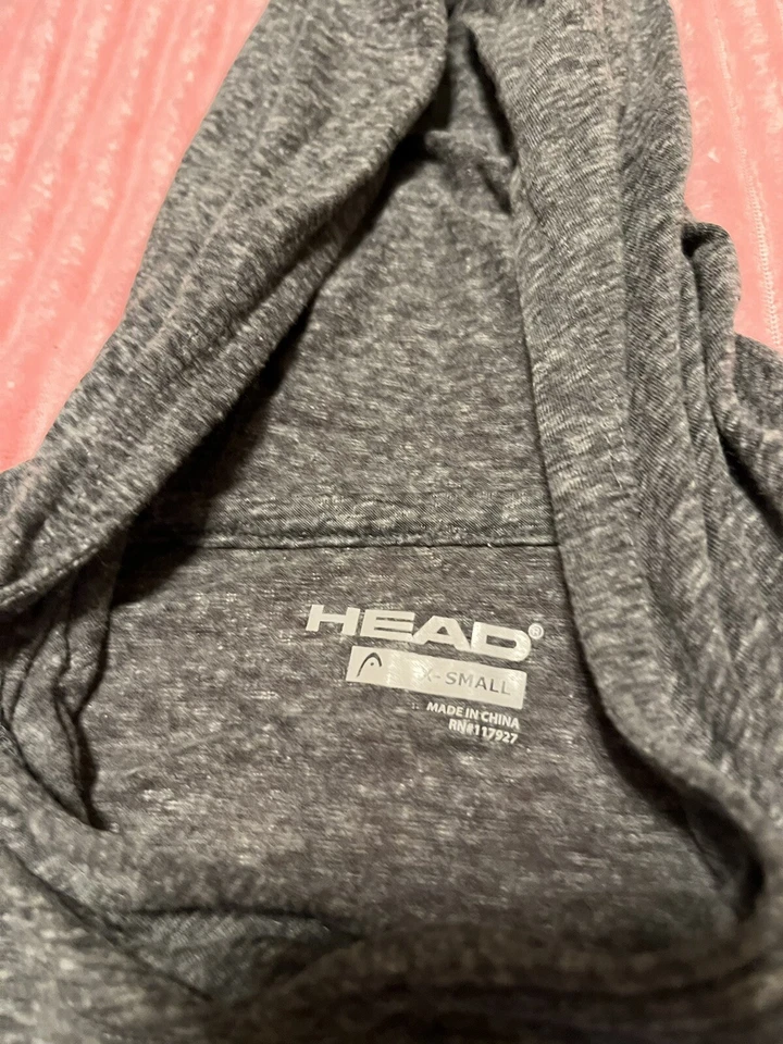 Camisa gris HEAD L/S para niñas "Ready Set Snow" Top NUEVA NUEVA CON ETIQUETAS TALLA XS X-Pequeña Foto 4 de 4