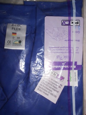 ***PKA,Gr. 56,  Blousonjacke, Arbeitsjacke, Blau,   Basic Plus.***