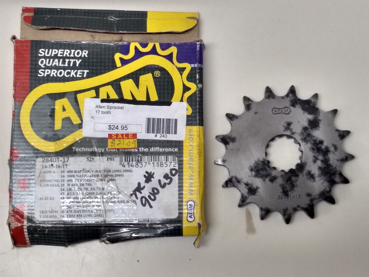 AFAM FRONT SPROCKET 28401-17 kawasaki w zr zx7 suzuki dl sv