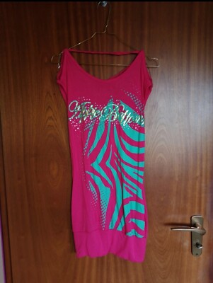 Apple bottoms mini Kleid Minikleid Longshirt Bodycoon Zebra pink türkis T-Shirt