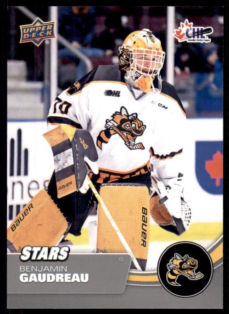 21-22 CHL Base Stars #337 Benjamin Gaudreau - Sarnia Sting | eBay