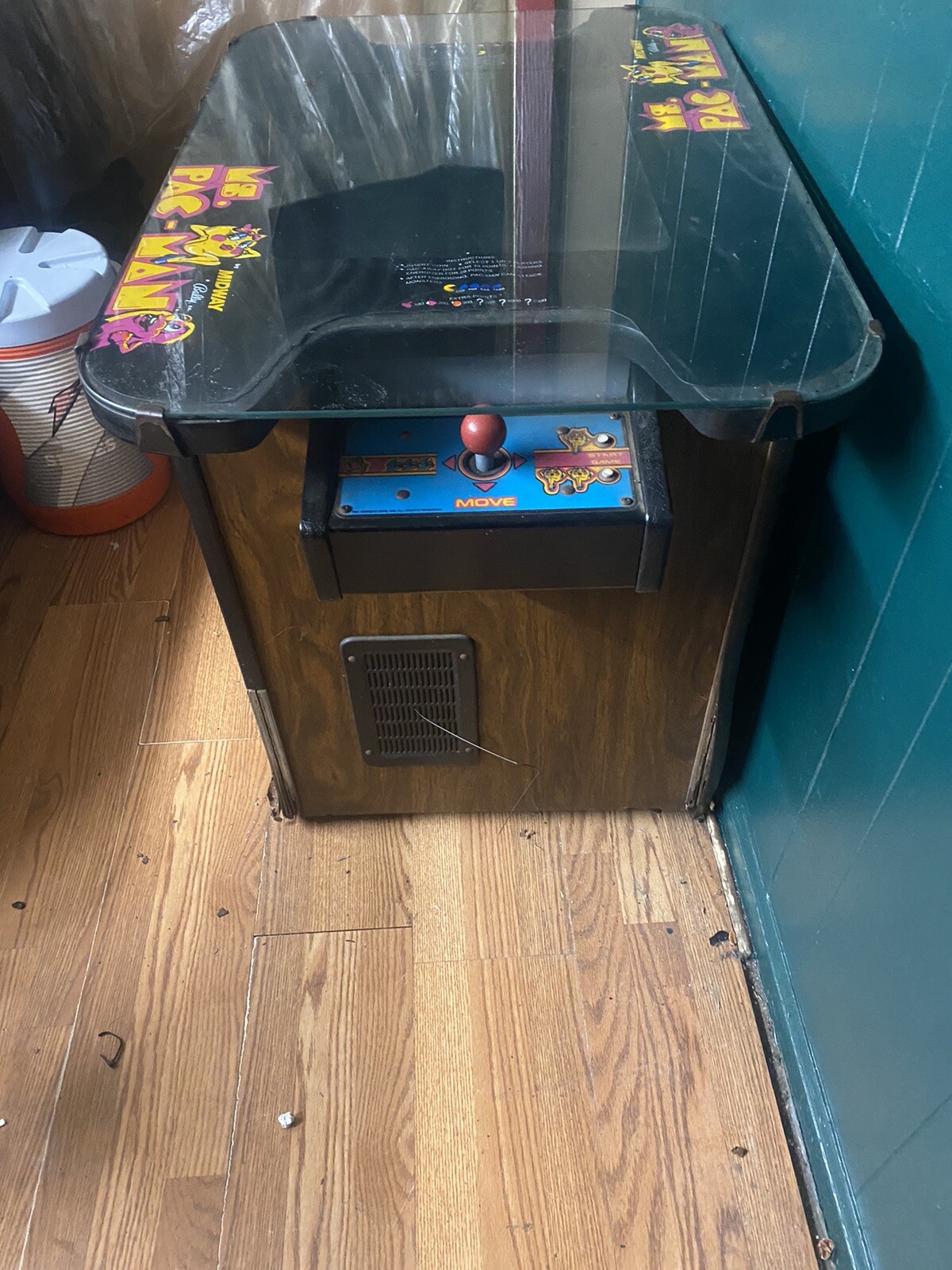 MS PAC-MAN ARCADE MACHINE COCKTAIL TABLE | eBay