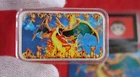 🔥Fire Charizard Premium Pokémon Trading Card 1 tr. oz .999 Fine Silver Bar🔥