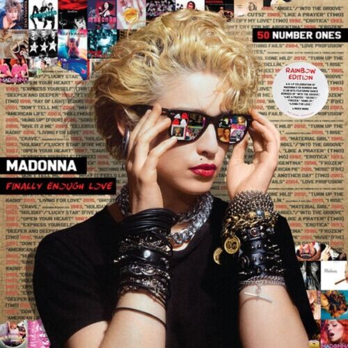 Madonna Finally Enough Love Rainbow Edition 6 coloured 12"LP Boxset NEW/SEALED - Foto 1 di 20