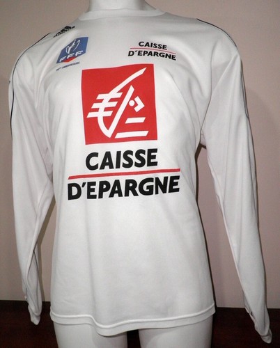 COPA DE FRANCIA camiseta original manga larga Adidas 2007 2008 match worn shirt - Foto 2 di 8