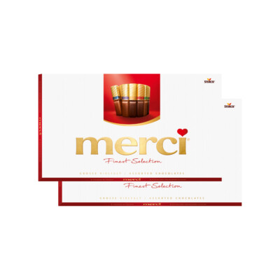 Storck merci Finest Selection Schokoladensortiment 400g 2er Pack