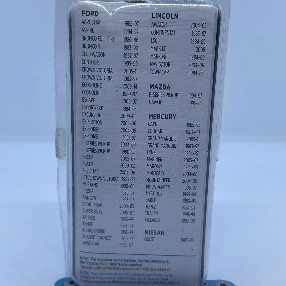 Arnés de cables estéreo para auto Ford 1986-2014 - Lincoln Mercury Foto 4 de 4