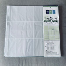We R Memory Keepers 3 Ring Photo Sleeves Archival 10 Sheets