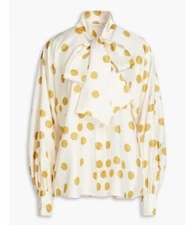 Zimmermann Fab Confettii Silky Blouse