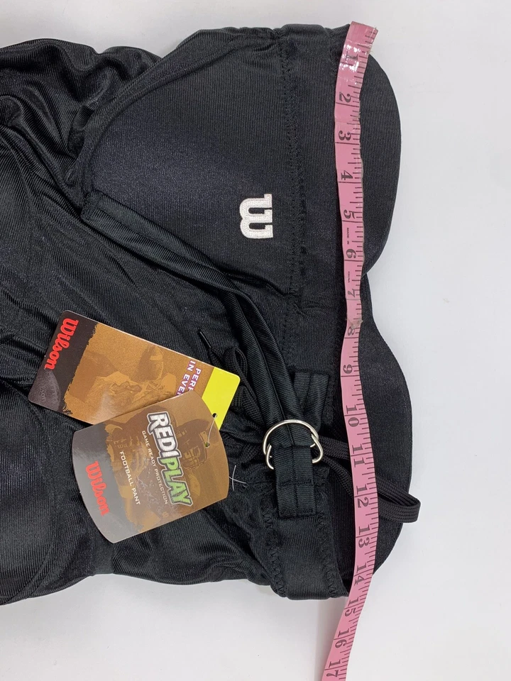 Pantalón de fútbol americano Wilson para niños jóvenes REDI-PLAY integrado de doble punto negro talla XL NUEVO CON ETIQUETAS Foto 4 de 4