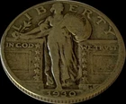 1930 Standing Liberty Quarter Fine Grade 90% Silver