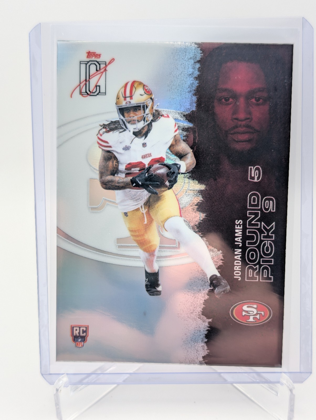 Topps Signature Class 2025 Jordan James #170 Chrome Refractor 49ers RC